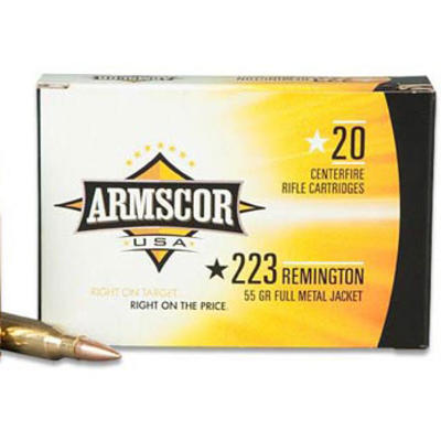 Armscor Ammo 223 Remington 55 Grain PSP Interlock