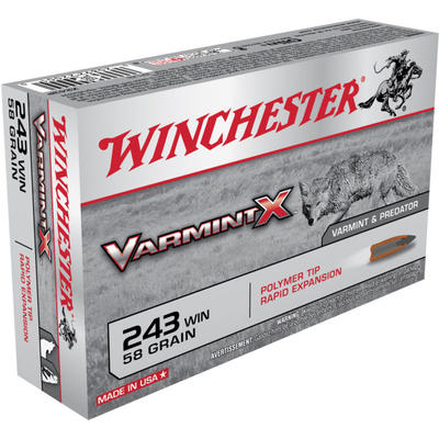 Winchester Ammo Super-X 243 Winchester 58 Grain Va