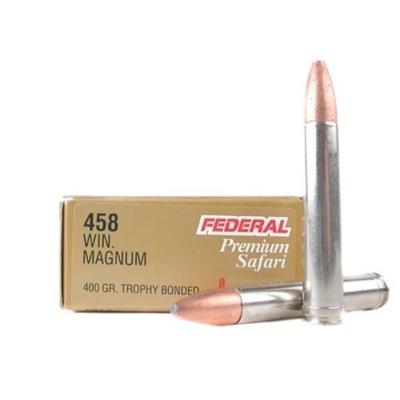 Federal Ammo Cape-Shok 458 Win Mag Trophy Bonded 4