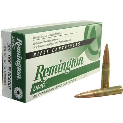 Remington Ammo UMC 300 Blackout 120 Grain OTFB 20