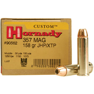 Hornady Ammo 357 Magnum XTP JHP 158 Grain 25 Round