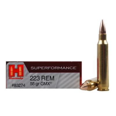 Hornady Ammo Superformance 223 Remington GMX 55 Gr