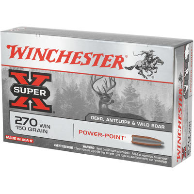 Winchester Ammo Super-X 270 Winchester 150 Grain P