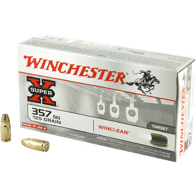 Winchester Ammo WinClean 357 Magnum 125 Grain JSP