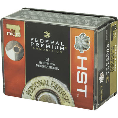 Federal Ammo 380 ACP 99 Grain HST 20 Rounds [P380H