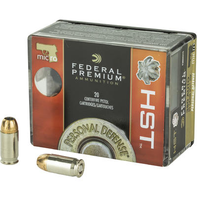 Federal Ammo 380 ACP 99 Grain HST 20 Rounds [P380H