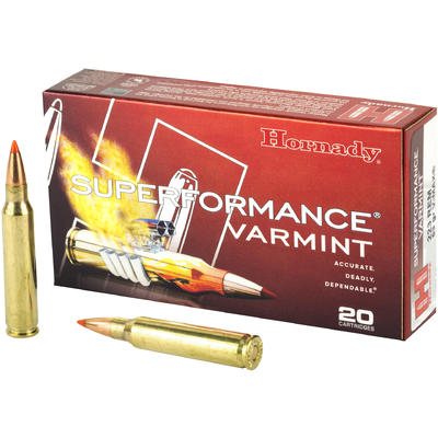 Hornady Ammo 223 Remington V-Max 53 Grain 20 Round