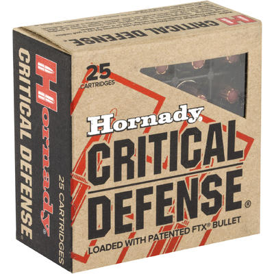 Hornady Ammo Critical Defense 380 ACP FTX 90 Grain