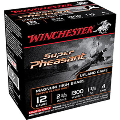 Winchester Shotshells Super Pheasant Plated HV 12