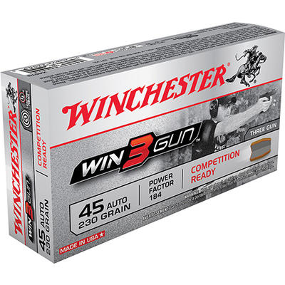 Winchester Ammo Win3Gun 40 S&W 180 Grain 50 Ro