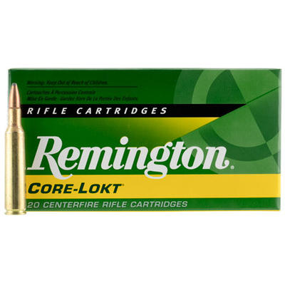 Remington Ammo Core-Lokt 30 Remington AR SP 150 Gr