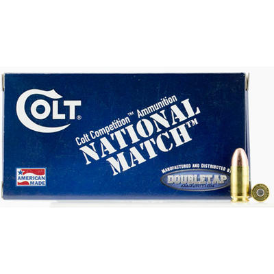 Colt Ammo Match 9mm 124 Grain FMJ 50 Rounds [9M124