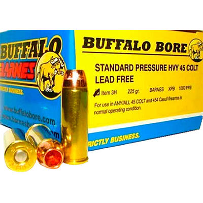 Buffalo Bore Ammo 45 Colt (LC) Lead-Free Barnes XP