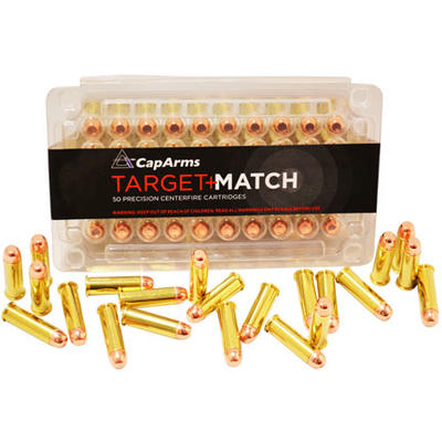 CapArms Ammo Target Match 38 Special 158 Grain RNF