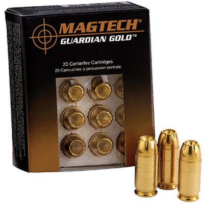 Magtech Ammo Guardian Gold 9mm+P JHP 115 Grain 20
