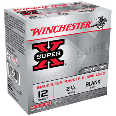Winchester Blank Ammo Super-X Smokeless Blank 12 G