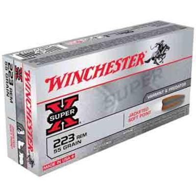 Winchester Ammo Super-X 223 Remington 55 Grain PSP