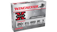 Winchester Shotshells Super-X Buckshot 20 Gauge 2.