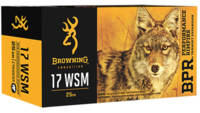 Browning Ammo BPR 17 Win Super Mag 25 Grain Poly T