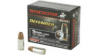 Winchester Ammo Elite PDX1 Defender 9mm Bonded JHP