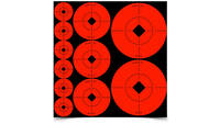 B/c target spots assortment 1"-60/2"-30/