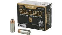 Speer Ammo Gold Dot Personal Protection 40 S&W 180