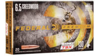 Federal Ammo 6.5 Creedmoor 130 Grain Barnes Triple