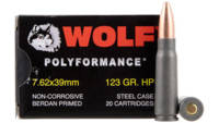 Wolf Ammo 5.45x39mm Bimetal HP 60 Grain 750 Rounds
