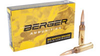 Berger Ammo Tactical 6.5 Creedmoor 130 Grain Hybri