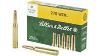 Sellier & Bellot Ammo 270 Winchester 150 Grain
