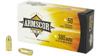 Armscor Ammo 380 ACP 95 Grain FMJ 50 Rounds [FAC38