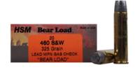 HSM Ammo Bear 460 S&W WFN 325 Grain 20 Rounds [460