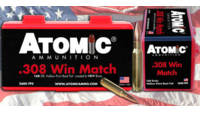 Atomic Ammo .308 win. match 175 Grain sierra tmk 2