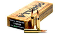 Gorilla Ammo Match 260 Remington 123 Grain Sierra