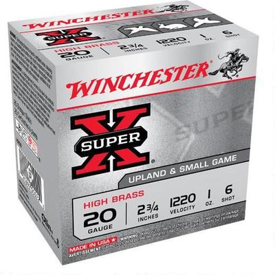 Winchester Shotshells Super-X High Brass 20 Gauge