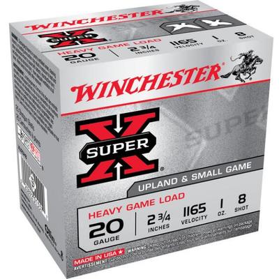 Winchester Shotshells Super-X Heavy Game 20 Gauge Winchester Shotshells Super-X Heavy Game 20 Gauge