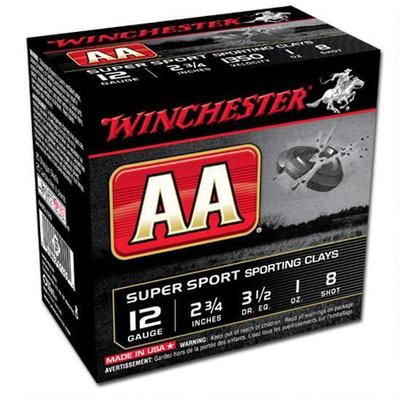 Winchester Shotshells AA Target 12 Gauge 2.75in 1o Winchester Shotshells AA Target 12 Gauge 2.75in 1o