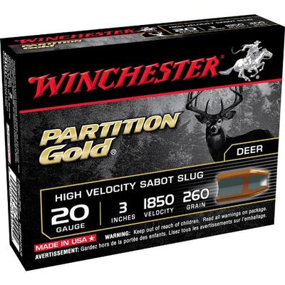 Winchester Shotshells Supreme Gold 20 Gauge 3in 26