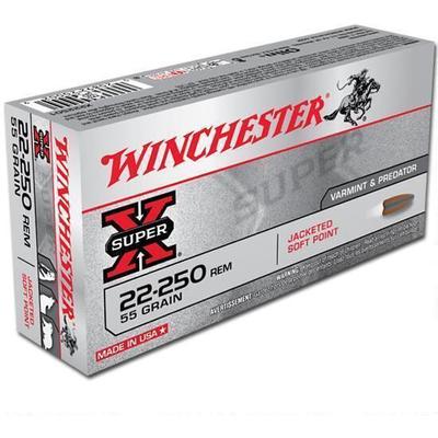 Winchester Ammo Super-X 22-250 Remington 55 Grain