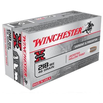 Winchester Ammo Super-X 218 Winchester Bee 46 Grai