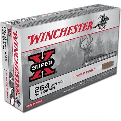 Winchester Ammo Super-X 264 Win Mag 140 Grain Powe