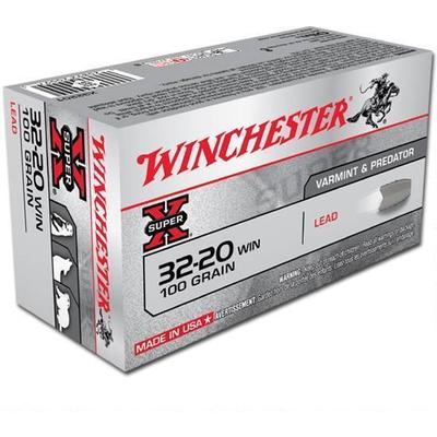 Winchester Ammo Super-X 32-20 Winchester 100 Grain