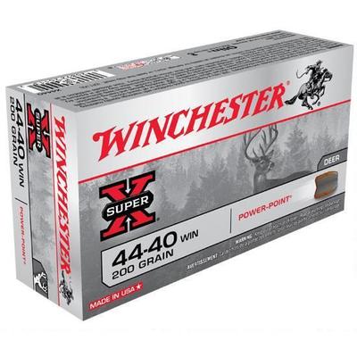 Winchester Ammo Super-X 44-40 Winchester 200 Grain Winchester Ammo Super-X 44-40 Winchester 200 Grain