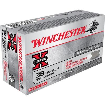 Winchester Ammo Super-X 38 Special+P 158 Grain Lea