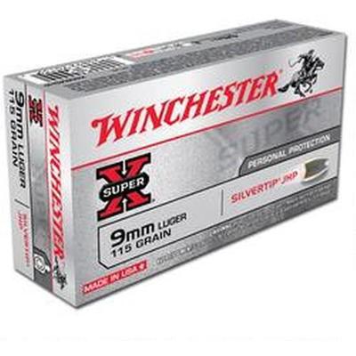 Winchester Ammo Super-X 9mm 115 Grain Silvertip HP