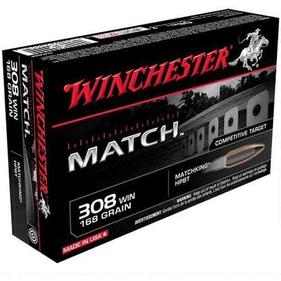 Winchester Ammo Supreme 308 Winchester 168 Grain S