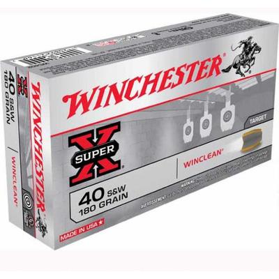 Winchester Ammo WinClean 40 S&W 165 Grain Bras