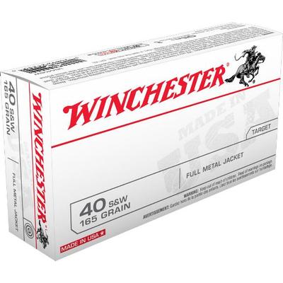 Winchester Ammo Best Value 40 S&W 165 Grain FM