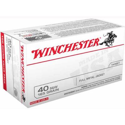 Winchester Ammo Best Value 40 S&W 165 Grain FM