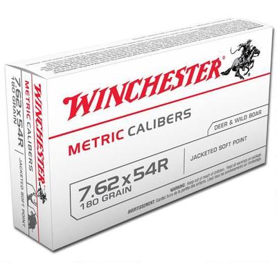 Winchester Ammo Metric 7.62x54mm Russian 180 Grain